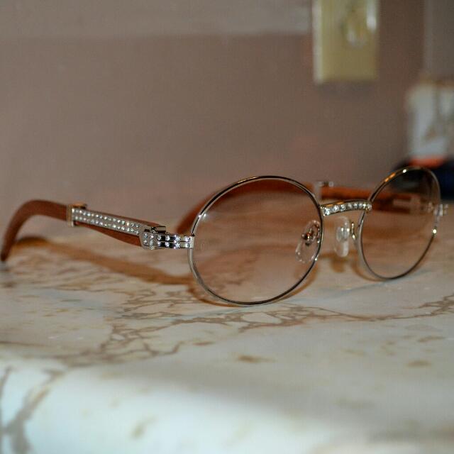 Custom Diamond Cartier sunglasses Men s Fashion on Carousell