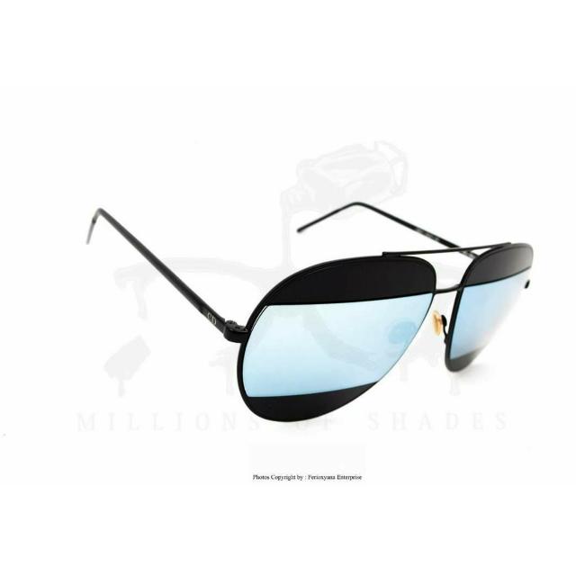 dior split sunglasses gold
