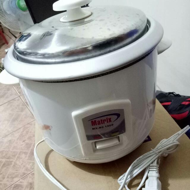 Matrix (Rice Cooker), TV & Home Appliances, Kitchen Appliances, Cookers ...