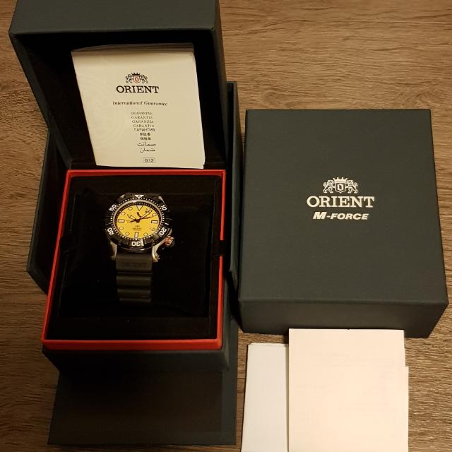 Orient M Force Yellow dial Luxury Watches on Carousell