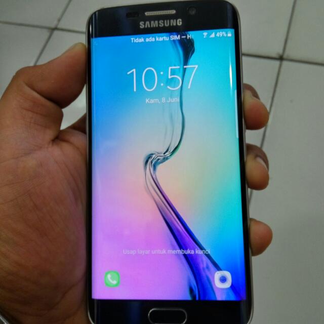 Samsung S6 Edge Blue Safir Telepon Seluler Tablet Ponsel Android Samsung Di Carousell