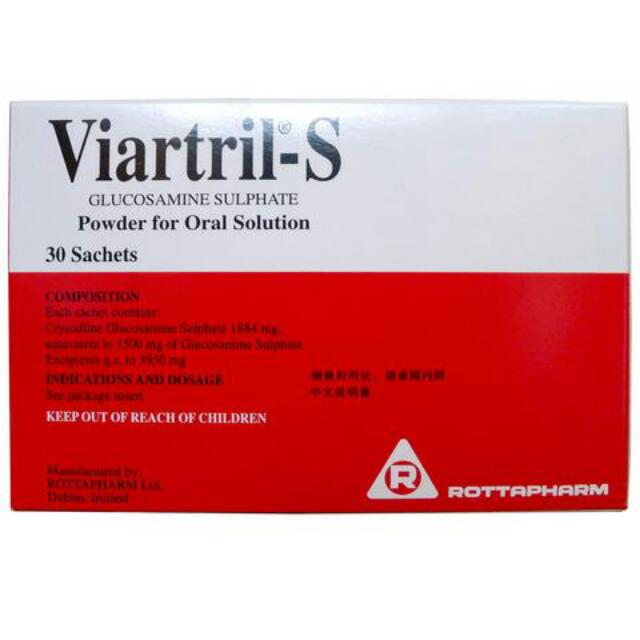 viartril-s glucosamine sulphate powder 30 sachets