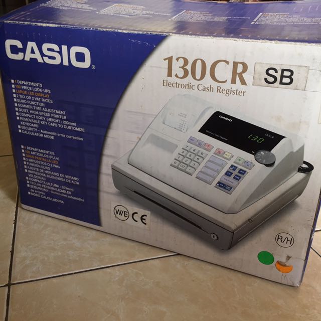 WTS Cash Register Casio 130cr Belum Pernah Dipakai Elektronik