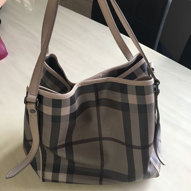 Authentic Burberry tote bag, Luxury, Bags & Wallets on Carousell