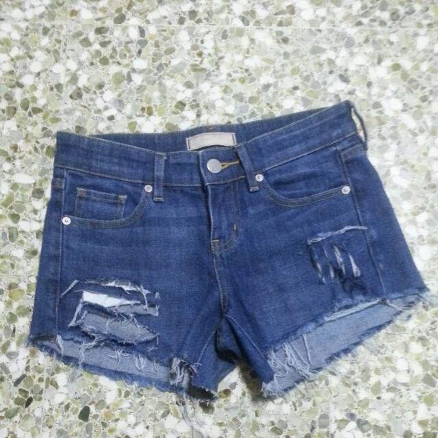 diy ripped shorts