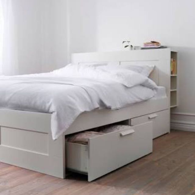 Ikea Brimnes Bedframe With Storage