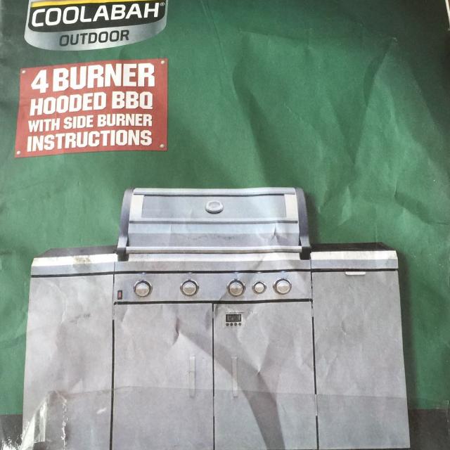 Outdoor BBQ Set (Coolabah Outdoor 4 Burner Hooded BBQ), TV & Home