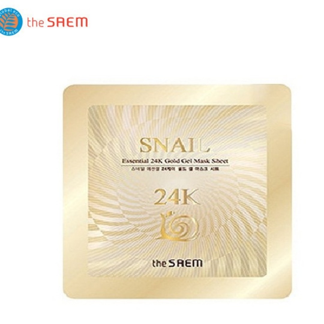 国内正規総代理店アイテム the SAEM Mask SNAIL [the 24K the Gold Gel ...