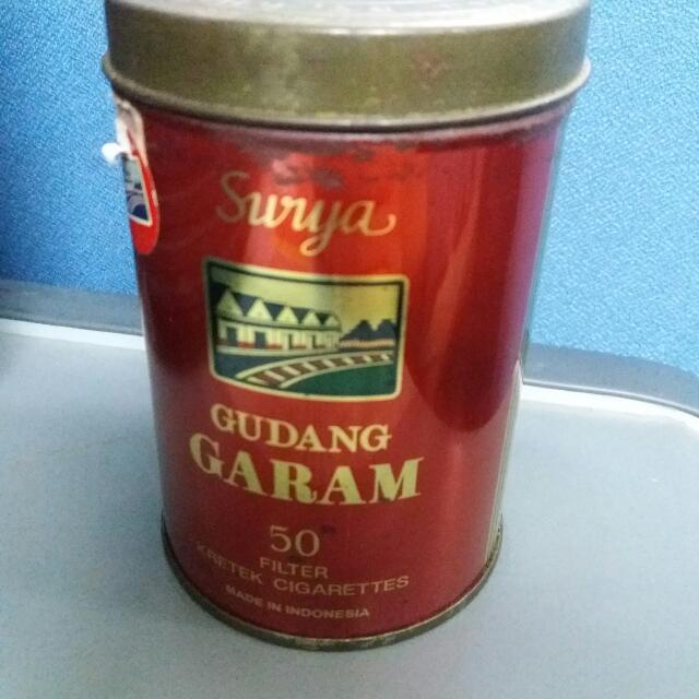 Tin Rokok Surya Antiques Vintage Collectibles On Carousell