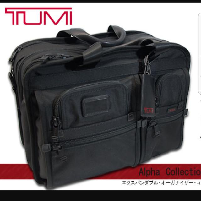 Tumi ALPHA Expandable Organizer Laptop Bag, Men's Fashion, Watches