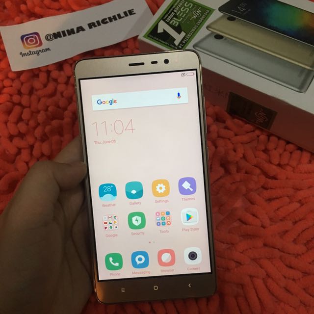 Xiaomi Redmi Note 3 Second Pemakaian Sendiri Telepon Seluler Tablet Di Carousell