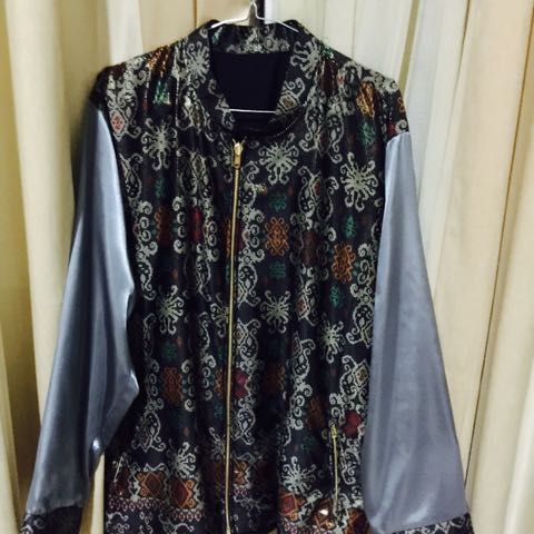 Baju Batik Kombinasi Wanita Fesyen Wanita Pakaian Wanita Di Carousell