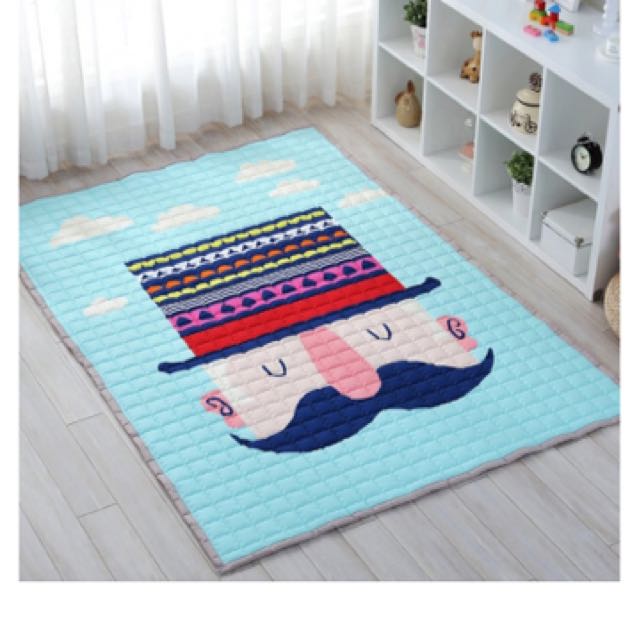 Cartoon Anti Slip Baby Play Mat Cotton Thicken Kids Rugs Crawling