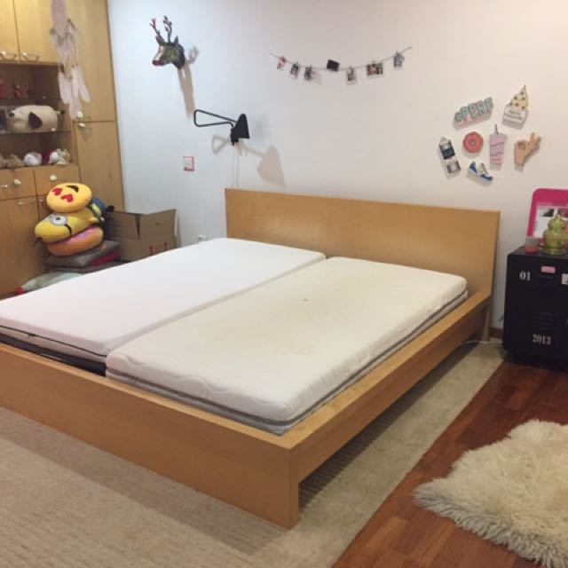 Double Bed King Size 180 Cm Furniture Beds Mattresses On Carou Double Bed King Size 180 Cm, What Is The Size Of A Double Bed In Centimeters