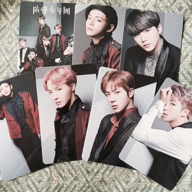 Instock Bts Blood Sweat Tears Japanese Album Ezlink Card Stickers Entertainment K Wave On Carousell