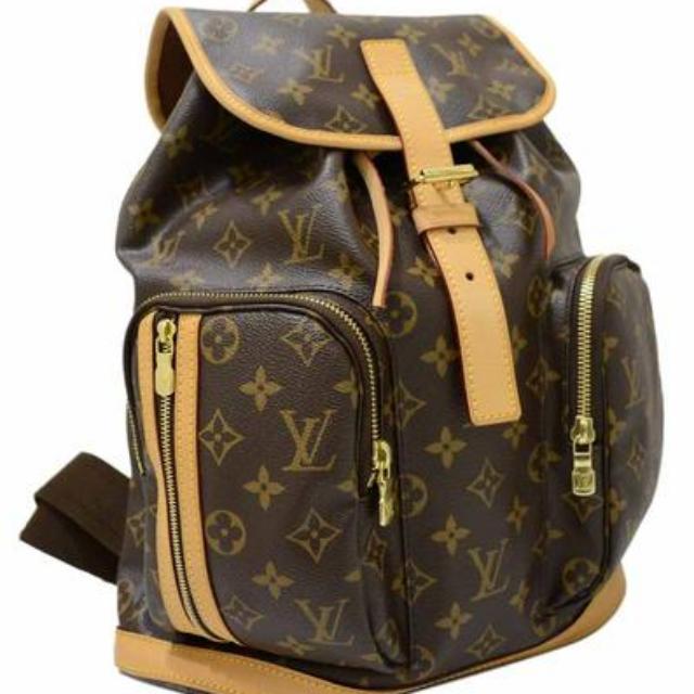 Good Auth LOUIS VUITTON M40107 Monogram Sac A Dos Bosphore Backpack Brown  LV F/S