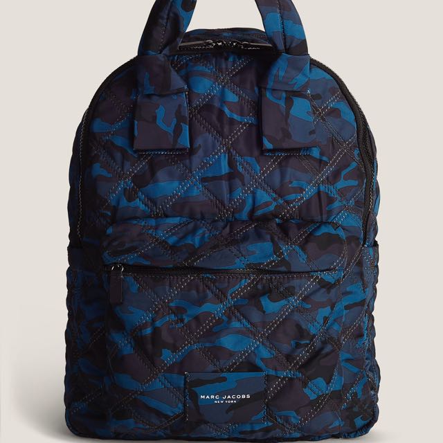 Marc Jacob Camo Printed Nylon Knot Backpack Luxury Bags Wallets on Carousell