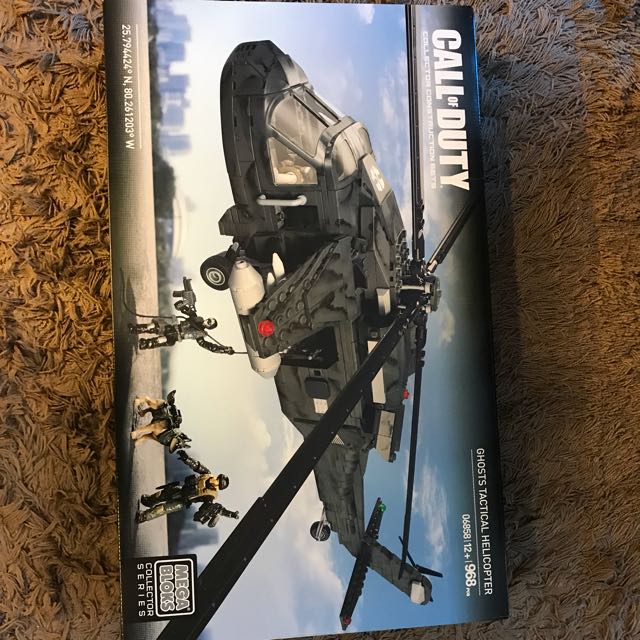  Mega Bloks Call of Duty Ghosts Tactical Helicopter : Toys &  Games