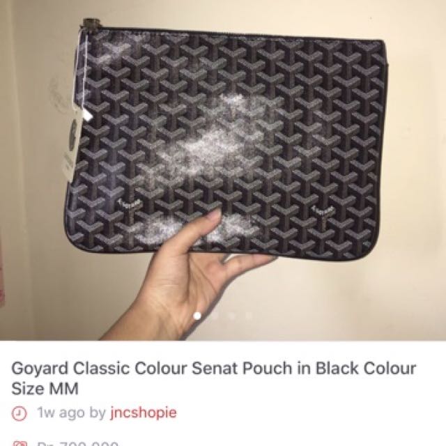 goyard classic color senat mm pouch