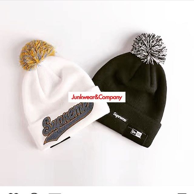 Supreme new era top snake script beanie