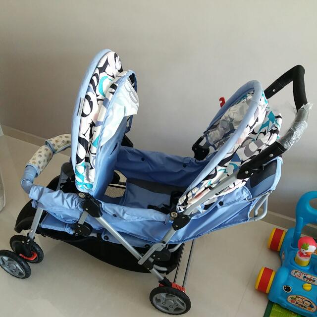 Mamalove twin stroller hot sale