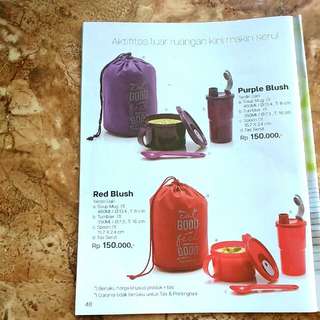 Tupperware Purple/Red Blush