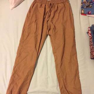 Celana katun coklat