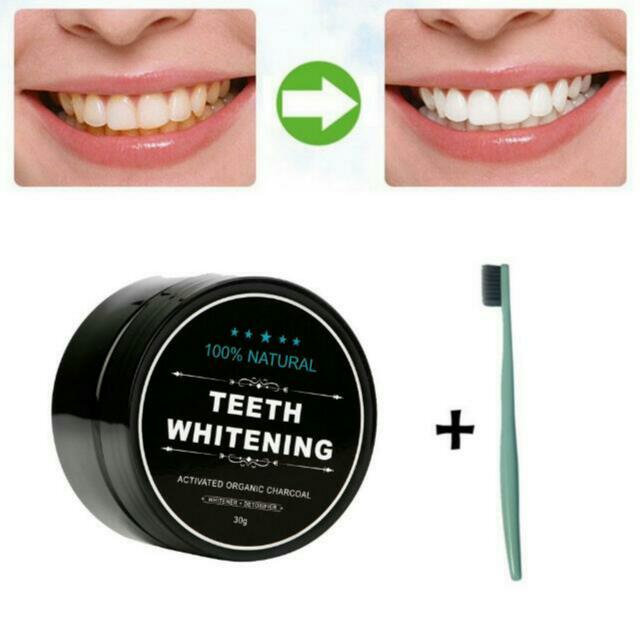 1 + 1 + 1 + 1 = 4 Items ! Activated Charcoal Teeth Whitening Powder  Toothpaste + 1 Free toothbrush + Coconut Oil + Teeth Whitening Strip! Value  Pack [ Restock ] Charcoal Powder , Health & Beauty, Bath & Body on Carousell