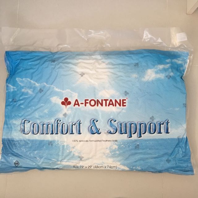 A Fontane Pillow 雅芳婷抗菌珍珠棉枕頭 Home Furniture Home