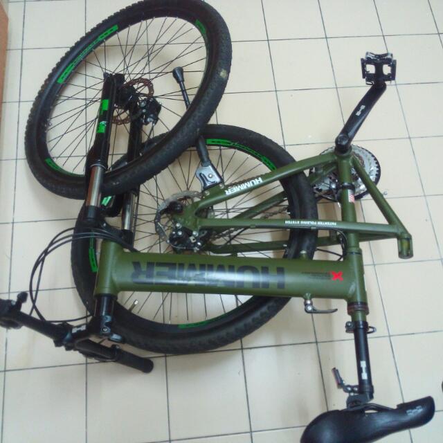 basikal jenama hummer boleh lipat folding mountain bike Sports