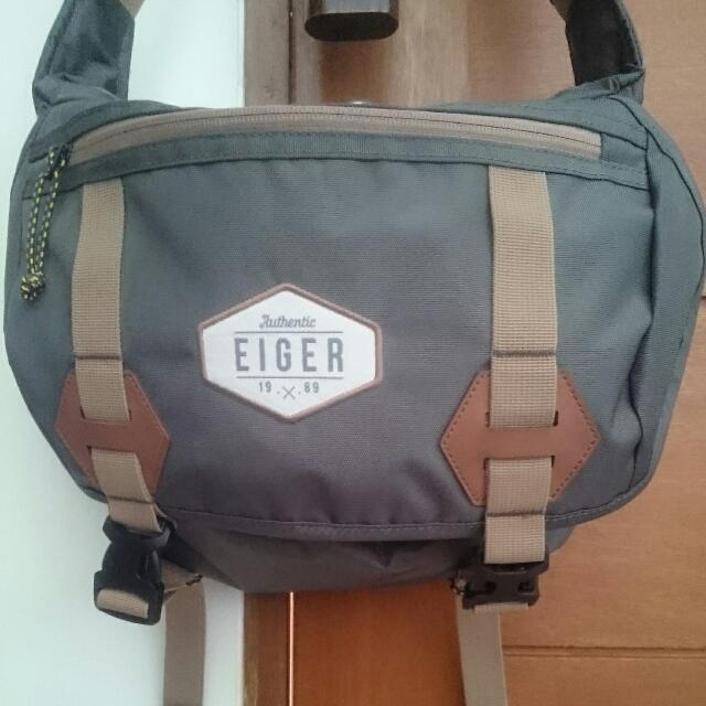 Eiger Sling Bag New Edition Men S Fashion Men S Bags Wallets On Carousell