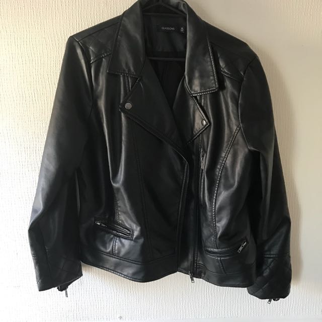 Glassons leather jacket sale