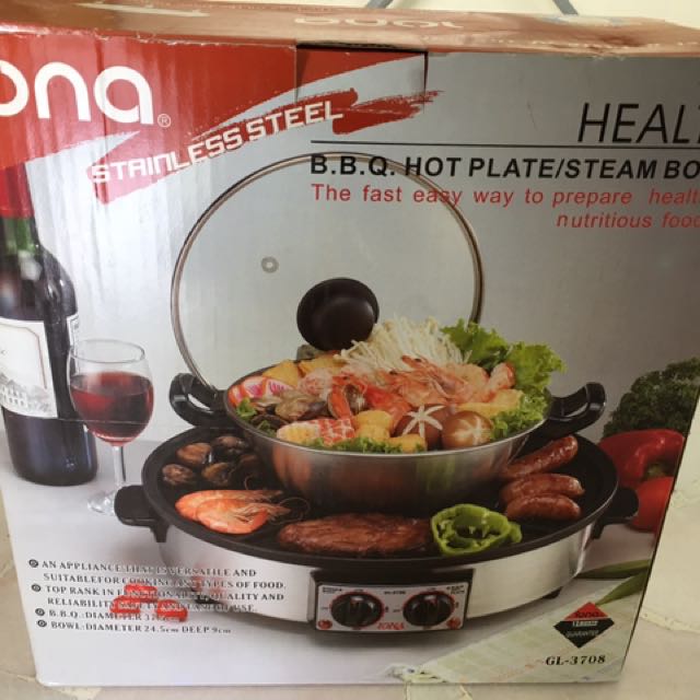 Iona BBQ Hot plate Steamboat, TV & Home Appliances, Kitchen Appliances