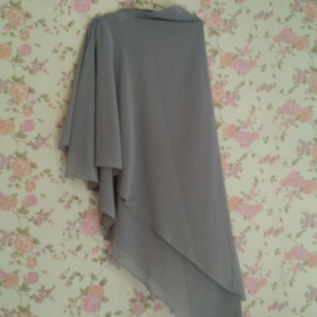 Jilbab Syari Panjang Belakang Hijab Sebetis Nutup Bokong Olshop