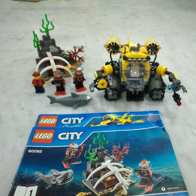 Lego city deep sea explorers 60092 submarine building kit best sale