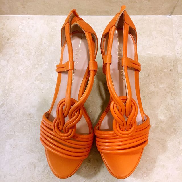 leather sandals platform