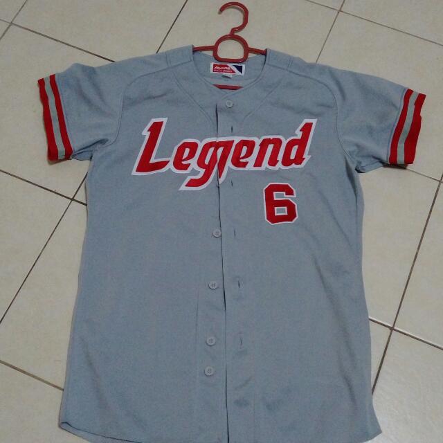 legend baseball jersey