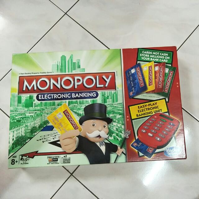 Monopoly Electronic Banking Toys Games Board Games Cards On