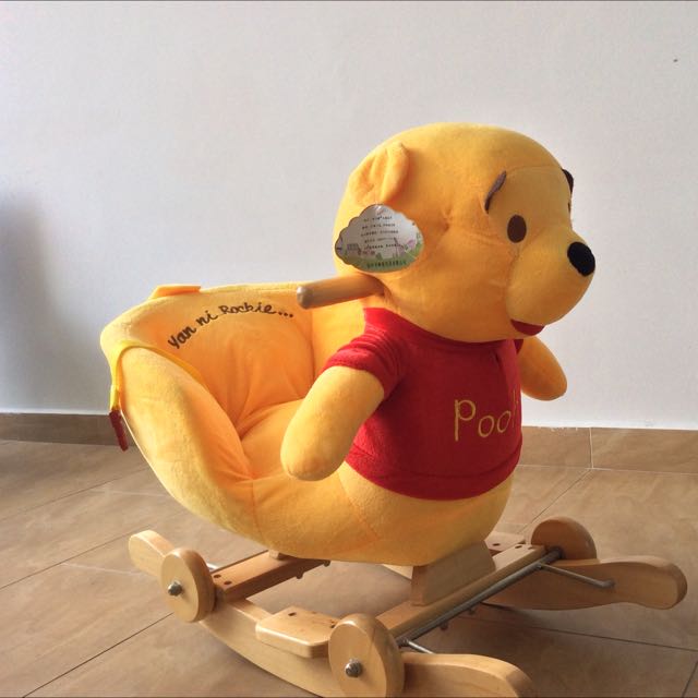 Musical Rocking Chair And Hobby Horse Pooh Bear, Hobbies & Toys, Toys ...