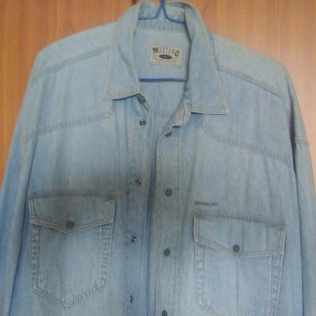 mustang denim shirt