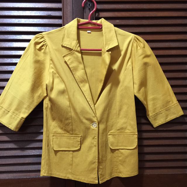 Vintage Deep Mustard Blazer main image 0