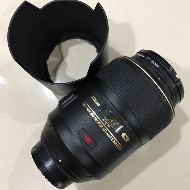 Nikon 105mm F 2 8g If Ed Af S Vr Micro Nikkor Lens Digital Slr Lenses Camera Lenses