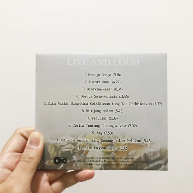 Payung Teduh Live And Loud Music Media Cd S Dvd S Other Media On Carousell