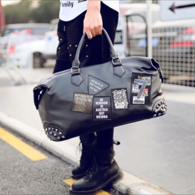 goth gym bag