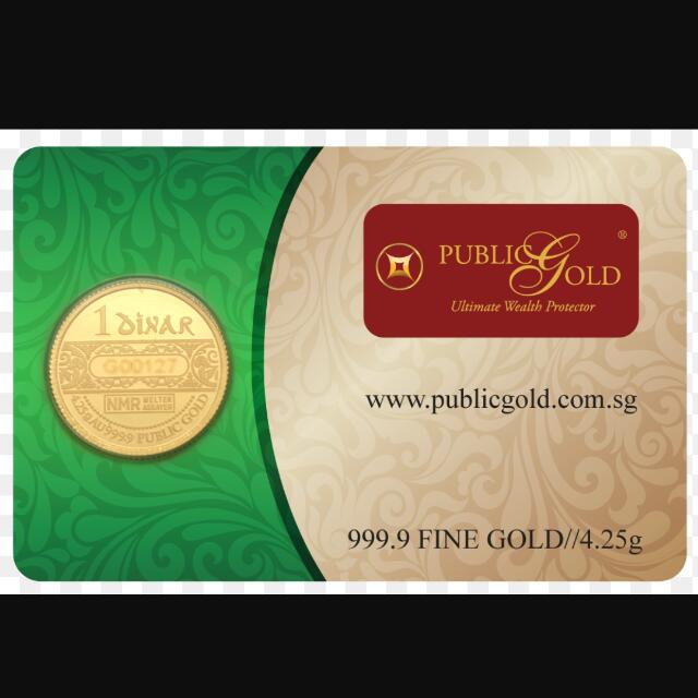 Public Gold 1 Dinar Luxury Accessories On Carousell