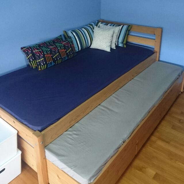 Seahorse pull out on sale bed