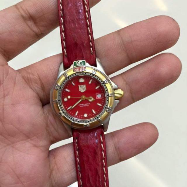 Tag Heuer Authentic Junior Size Leather Ladies Watch Women s