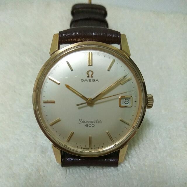 Vintage Omega Seamaster 600 14k With Date Men S Fashion Watches On Carousell