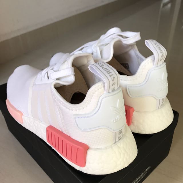 Womens nmd r1 white rose store