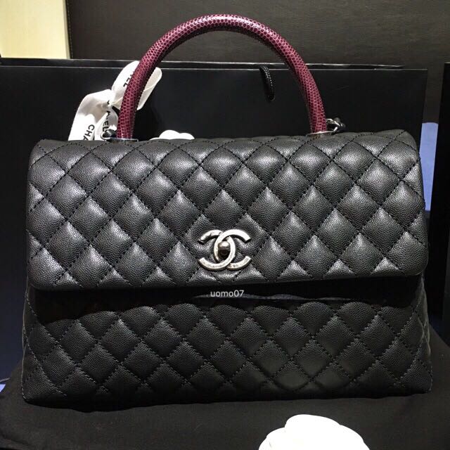 Authentic Chanel Coco Handle Medium Size Women S Fashion Bags Wallets Cross Body Bags On Carousell